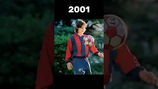 Lional Messi (2001-2024) evolution #lionelmessi #viral #shrots