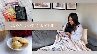 Cozy reading aesthetic | Books, baking, and balance for mental health