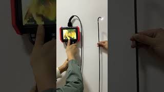 1m-15m flexible video borescope with 5 inch monitor, 360 degree joystick rotation, WIFI function