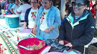 Mercado Típico y Comida en Parque de Cuilapa