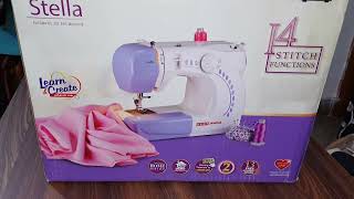 unboxing usha stella automatic zigzag sewing machine machine #usha_sewing_machine