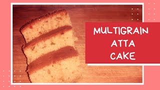 Tasty wheat flour cake without oven - vanilla cake with multigrain atta - cake recipe without oven