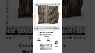 Grasshopper Contour (Parametric Wall) #shorts