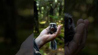 Tiny Treasure! 💎 Skunk Pup’s Adorable Curiosity Warms Everyone's Hearts! 🦨😍🌿