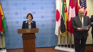 Switzerland & Brazil on Syria cross-border humanitarian aid resolution - Security Council Stakeout