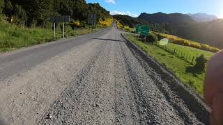 Carretera Austral en moto. Ruta W-905, de Futaleufú a ruta 235. Los Lagos, Chile. 22 nov 2020