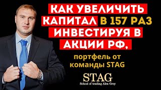 Как увеличить капитал в 157 раз инвестируя в компании лидеры в РФ.