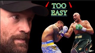 WOAH🚨🤨 ' OLEKSANDR USYK WASN'T AS GOOD AS I THOUGHT THAT'S WHY I TOOK HIM LIGHTLY'~ TYSON FURY 😳 🚨