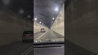 The Turnpike tunnel going to Atlantic City #beach #boardwalk #tunnel #subscribemychannel 👍📱