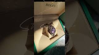 Rolex DateJust 31 Purple Dreams!! #rolex #datejust #purple