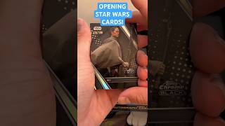 OPENING STAR WARS CARDS! (TOPPS CHROME BLACK) #starwars #darthvader #mandalorian #obiwankenobi #yoda