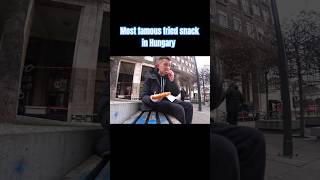 Famous Fried Street Food Snack in Budapest #food #foodie #travel #travelvlog #shorts #travelshorts