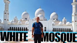 🇦🇪 DISCOVERING THE BEAUTIFUL WHITE MOSQUE IN ABU DHABI