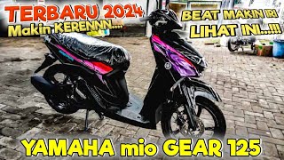 TERBARU 2024!!! PERUBAHAN WARNA BARU YAMAHA MIO GEAR 125 CC 2024|TIPE STANDART BLACK