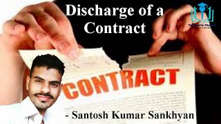 Discharge of a Contract | Legal Aspects of Business | NET JRF in Commerce | SET | MCom | MBA | BCom