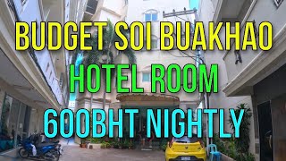 BARGAIN PRICE PATTAYA SOI BUAKHAO BUDGET HOTEL REVIEW - Yes O'Tel - 600BHT NIGHTLY