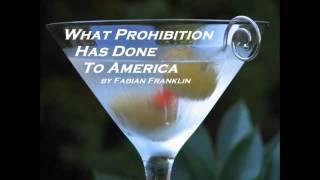 What Prohibition Has Done To America FULL Audio Book by Fabian Franklin new