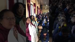 H.H THE NAMKHEY NINGOP RINPOCHE addresses the children