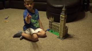 Gaming. Lego. Building Big Ben .4K video