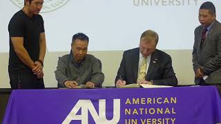 ANU Signing with ShenQi Ethnic Medicine College of Guizhou Medical University