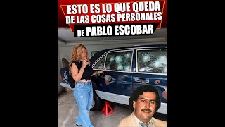 Esto es lo que queda de las cosas personales de pablo escobar