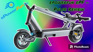 ePowerFun ePF - Pulse Review / Test / 500W/ 1200W / 960Wh Akku / E-Scooter ABE / Steigfähigkeit