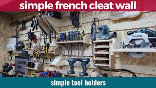 Simple French Cleat Wall