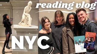 NYC reading vlog & night at the met 🗽