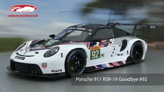 ck-modelcars-video: Porsche 911 RSR-19 Goodbye #92, Last Race WEC 2022, Estre, Christensen, Ixo