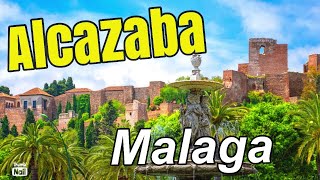 Alcazaba MALAGA virtual walking tour 🇪🇸winter 2024 Spain