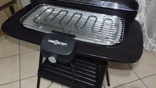 Grill elettrico Satansbraten XXL oneConcept per grigliate perfette