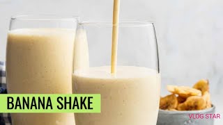 Taza Taza Banana Milk Shake Ka Sath Chill Maro | How To Make Banana Milk Shake 🍌