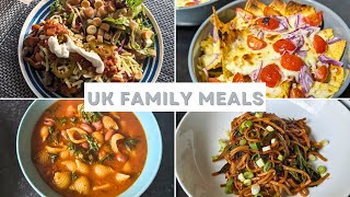 UK FAMILY MEALS | WHAT'S FOR DINNER | MEALS OF THE WEEK | FAMILY MEAL IDEAS | MIDWEEK MEALS |