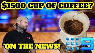 $1500 Cup Of Coffee | Nine News | The Brew Lab Cafe