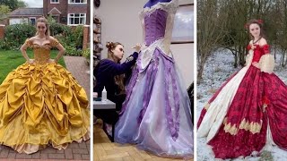 #Sewing #Disney #Fashion  Making a Dress 👗✨🌈 TikTok Compilation✨DIY✨SEWING✨