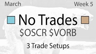 No Trade Several Setups with $OSCR $VORB - Live Daytrading Commentary