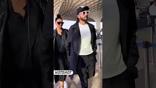 Deepika Padukone and Ranveer Singh at airport #shorts #trending #deepikapadukone #ranveersingh