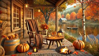 Relaxing Autumn Ambience: Lakeside Campfire & Bird Songs For Relaxing & Study