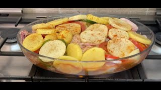 افضل طريقه لعمل صنيه فراخ بالبطاطس  Chicken and potato recipe