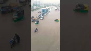 Rajkot Ma Dhodhmar Varsad #rain #rajkot #shortsfeed #viralvideo