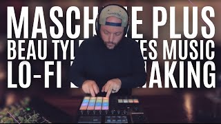 Making a sample-based lo-fi beat from scratch + PERFORMANCE with MASCHINE PLUS standalone