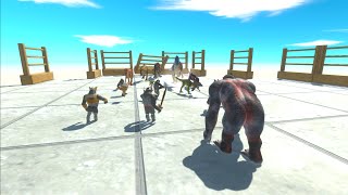 Sky Arena  MUTANT PRIMATES TEAM vs ALL FACTIONS TEAM - Animal Revolt Battle Simulator ARBS