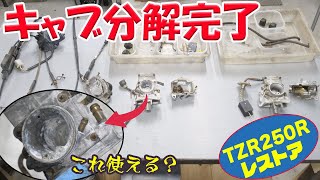 キャブレターを分解する【TZR250R 3XVレストア】