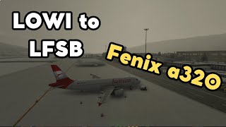 Short flight on VATSIM from Innsbruck to Basel ✈️ Fenix A320 | Microsoft Flight Simulator