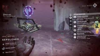 Solo Legend lost sector Best RNG!! Double Exotic Drop!!