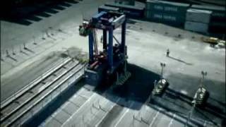 Cargotec's Kalmar cargo and load handling solutions: automatic stacking cranes