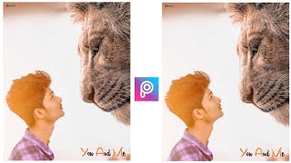 LION PHOTO EDITING 2021 || ANIMAL LOVER MANIPULATION EDITING || PICSART PHOTO EDITING IN MOBILE