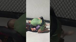 Double leg takedown. Kimura trap counter