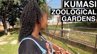 A DAY TOUR INSIDE NEWLY RENOVATED KUMASI ZOOLOGICAL GARDENS || FUN THINGS TO DO IN GHANA (KUMASI)