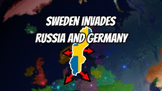 Roblox Rise Of Nations Sweden invades Russia and Germany